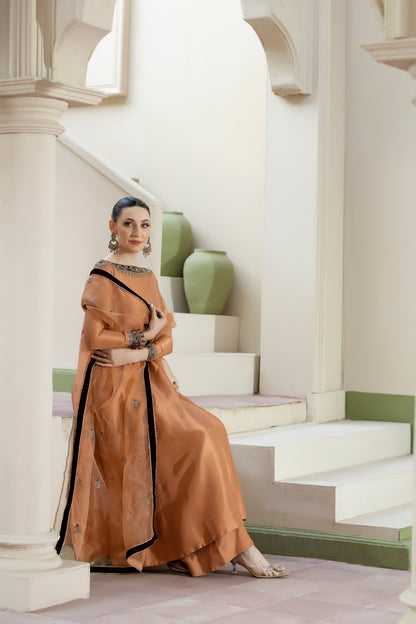 Purple Haze | Suraya Edit | FARRIN - Luxury Dress - available at Maria Faisal in UK and USA.