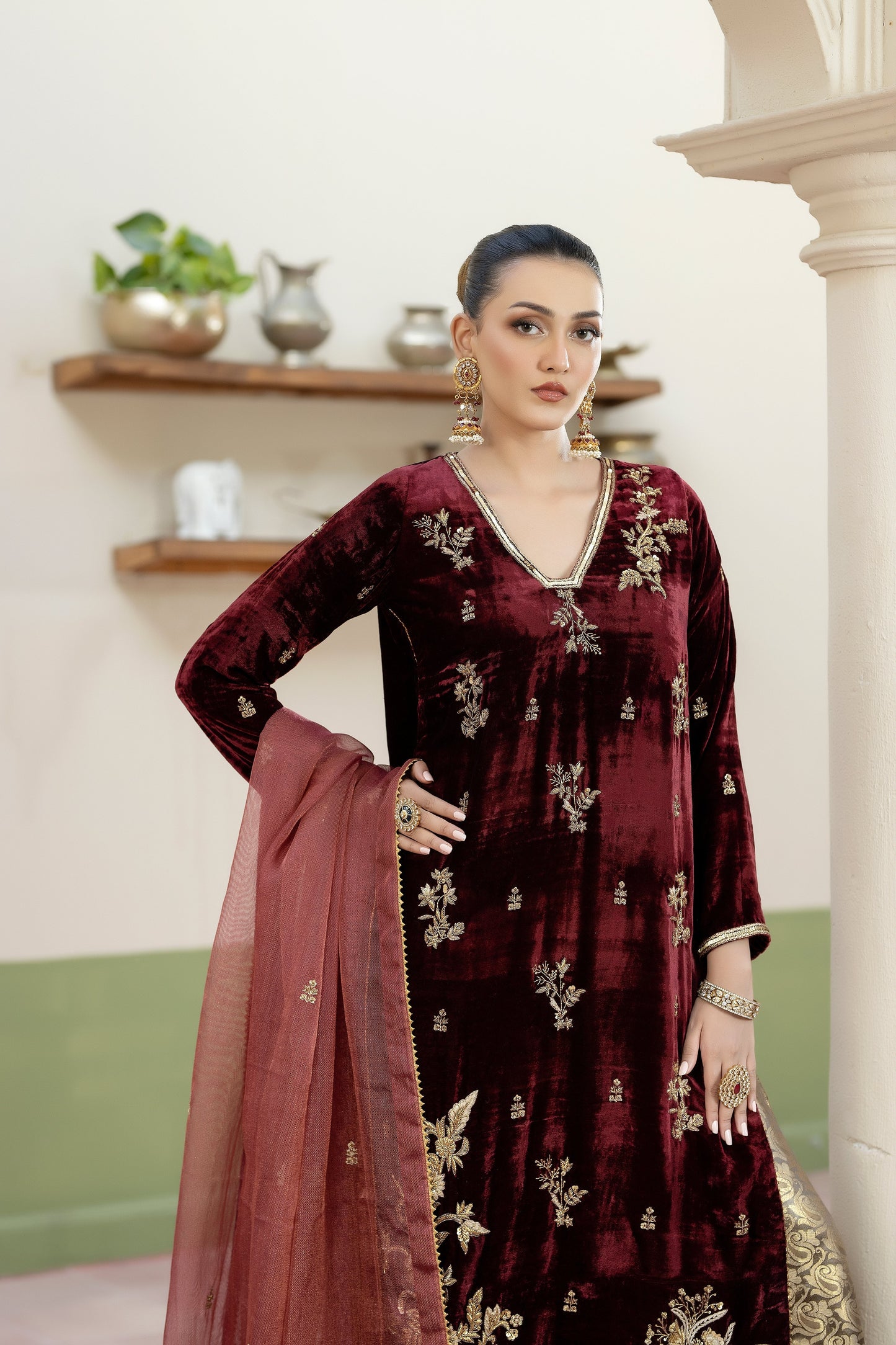 Purple Haze | Suraya Edit | YASNA - Luxury Dress - available at Maria Faisal in UK and USA.