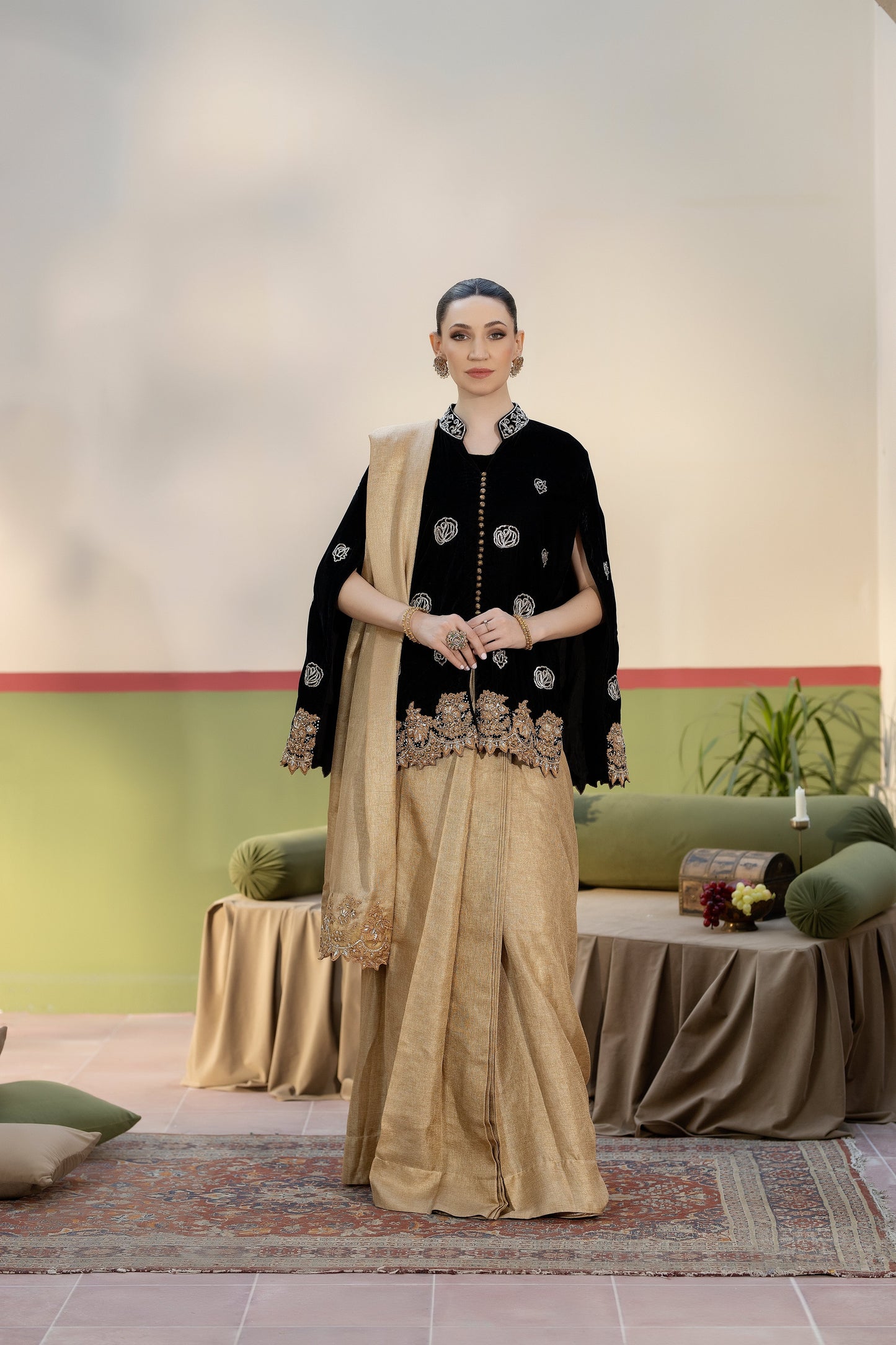 Purple Haze | Suraya Edit | ZEEBA - Luxury Dress - available at Maria Faisal in UK and USA.