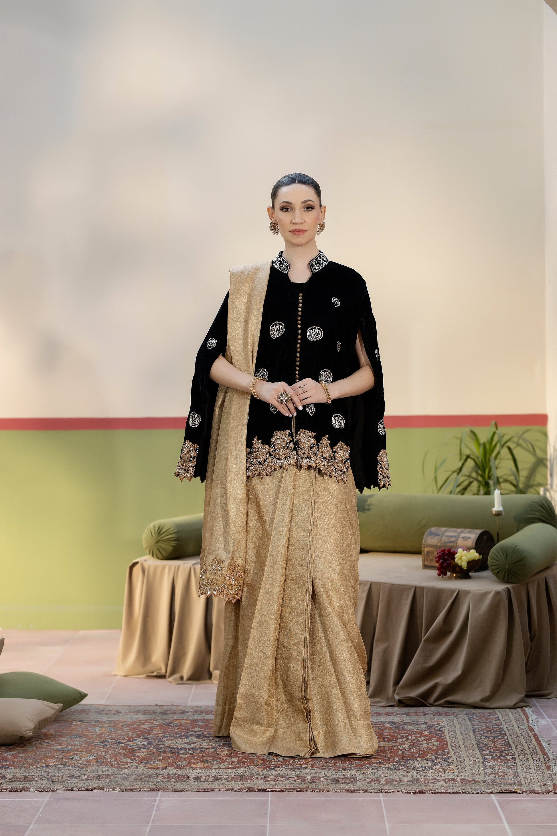 Purple Haze | Suraya Edit | ZEEBA - Luxury Dress - available at Maria Faisal in UK and USA.