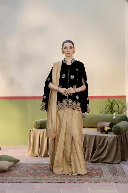 Purple Haze | Suraya Edit | ZEEBA - Luxury Dress - available at Maria Faisal in UK and USA.