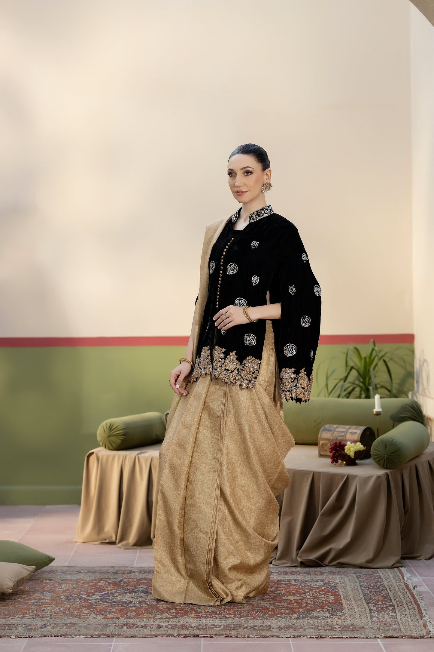 Purple Haze | Suraya Edit | ZEEBA - Luxury Dress - available at Maria Faisal in UK and USA.