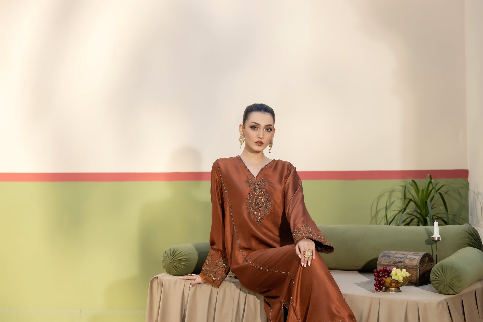 Purple Haze | Suraya Edit | LILA - Luxury Dress - available at Maria Faisal in UK and USA.