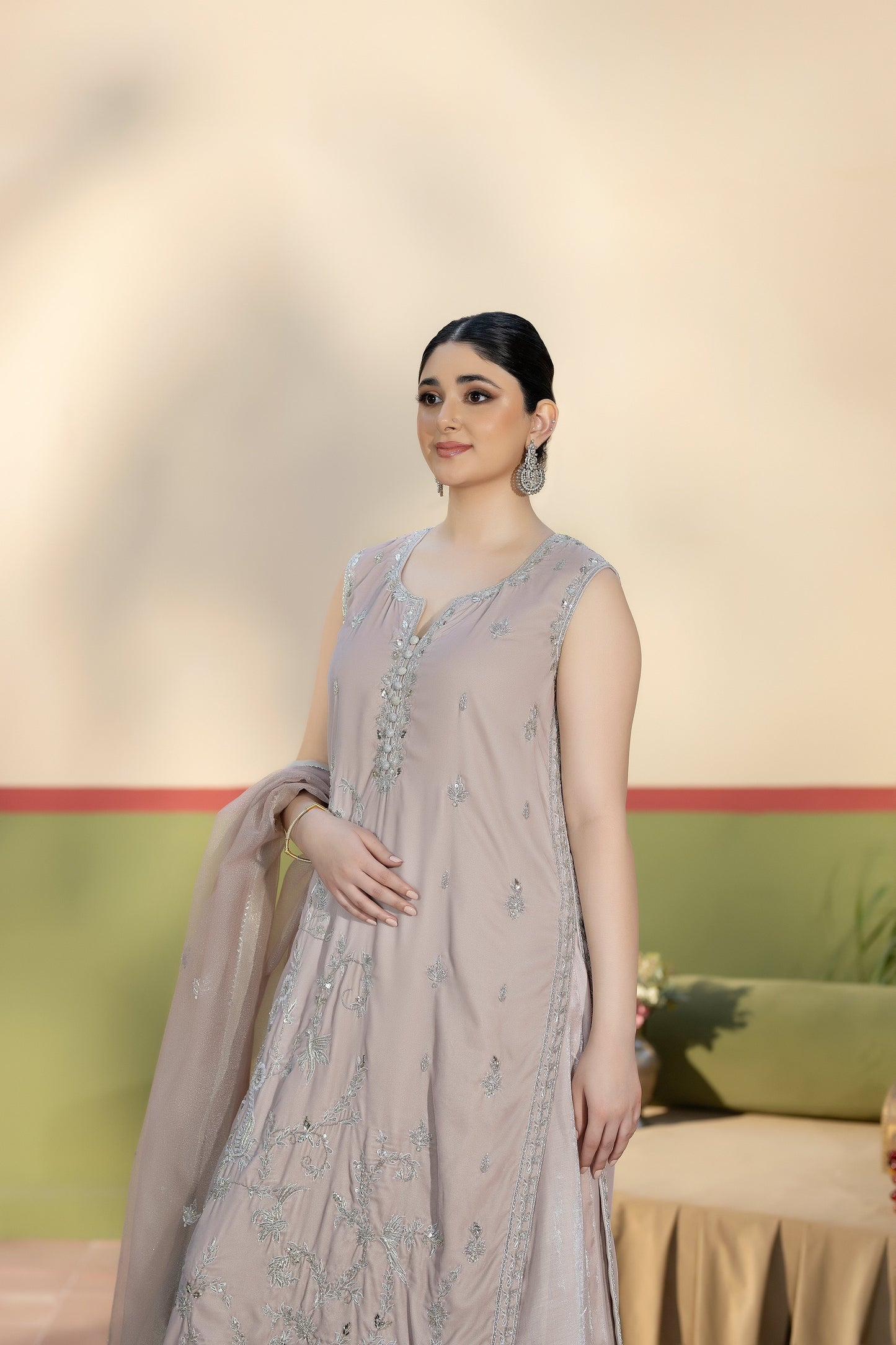 Purple Haze | Suraya Edit | SEHAR - Luxury Dress - available at Maria Faisal in UK and USA.