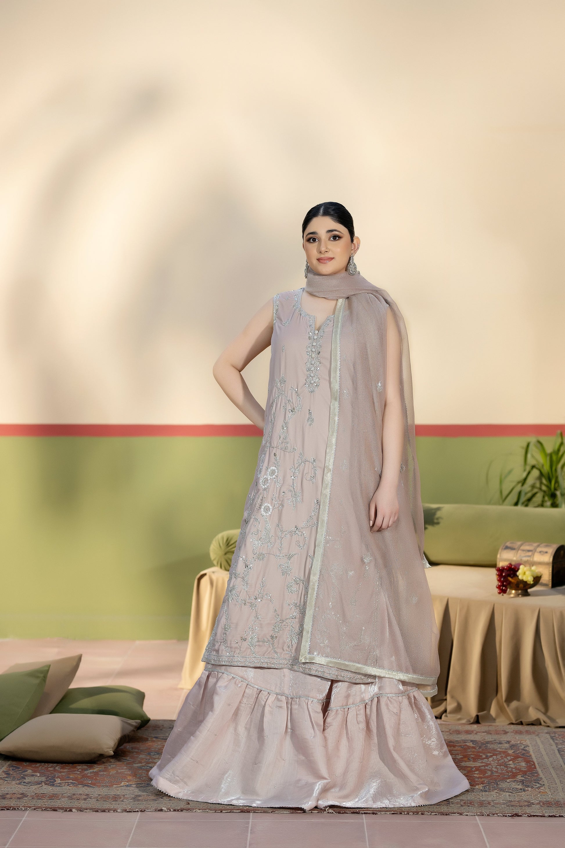 Purple Haze | Suraya Edit | SEHAR - Luxury Dress - available at Maria Faisal in UK and USA.