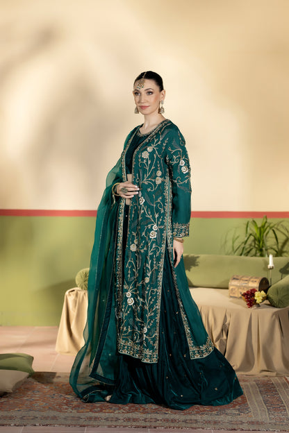 Purple Haze | Suraya Edit |GHAZAL - Luxury Dress - available at Maria Faisal in UK and USA.