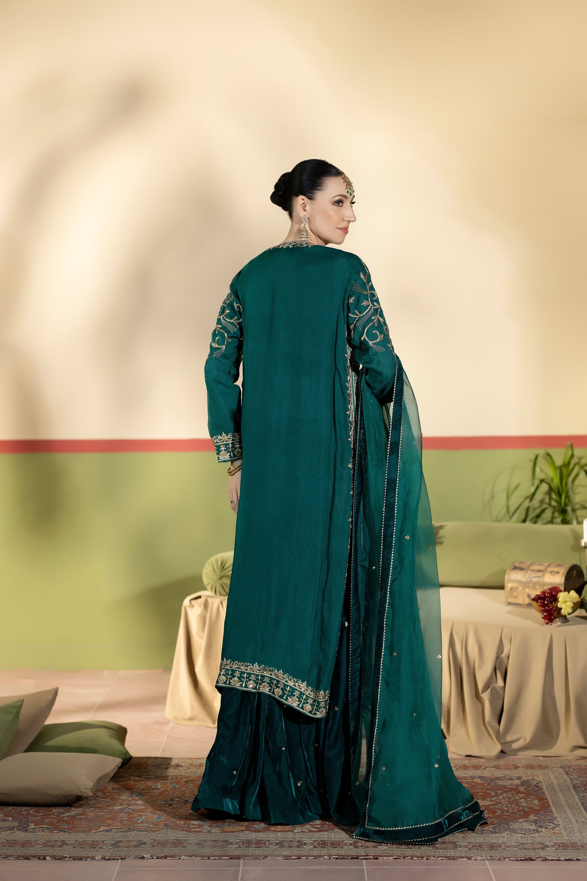 Purple Haze | Suraya Edit |GHAZAL - Luxury Dress - available at Maria Faisal in UK and USA.