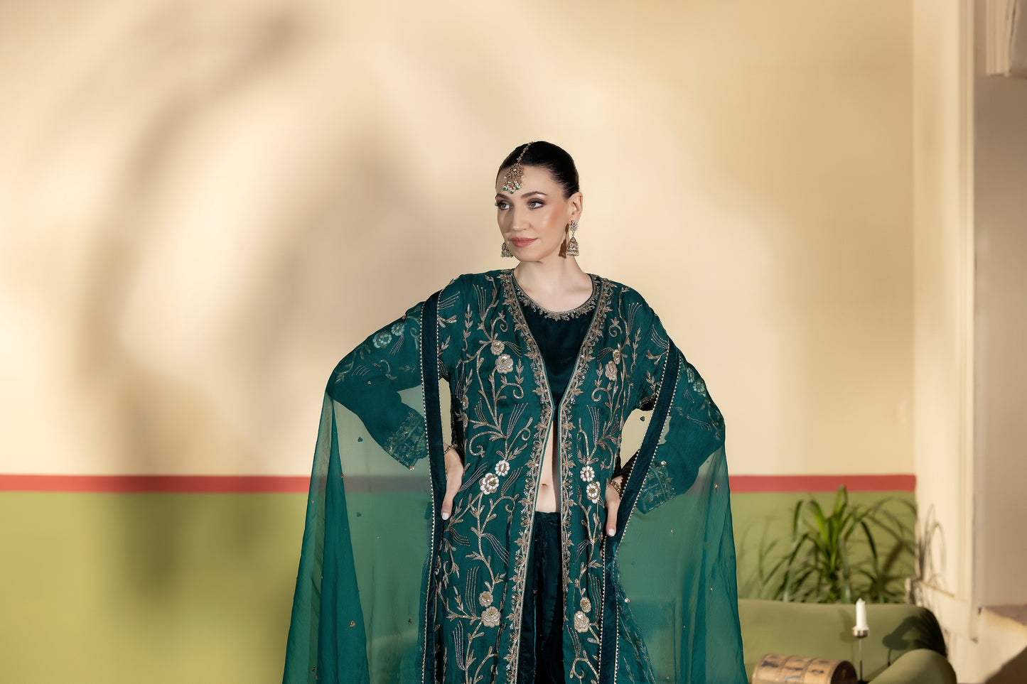 Purple Haze | Suraya Edit |GHAZAL - Luxury Dress - available at Maria Faisal in UK and USA.