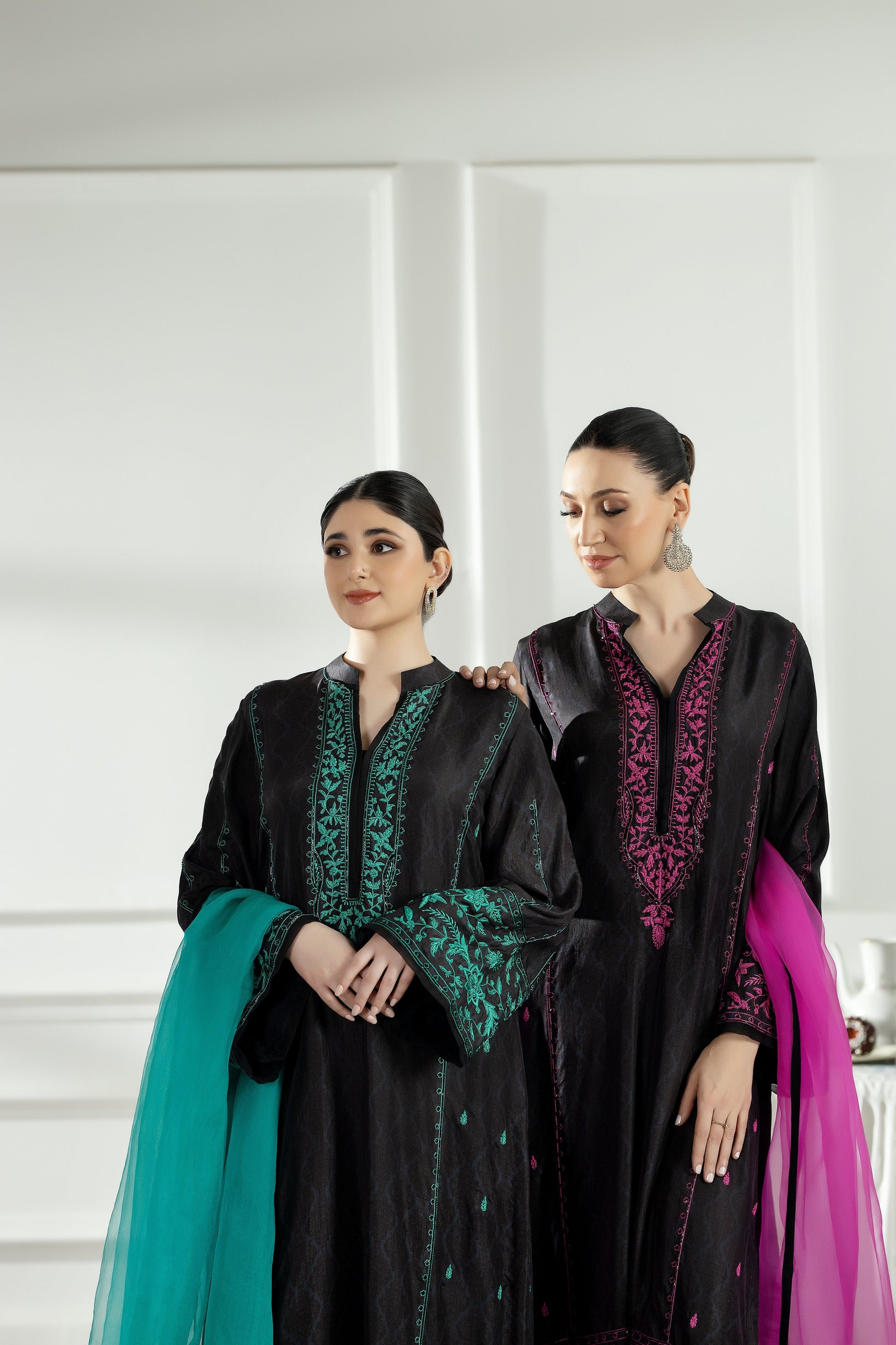 Purple Haze | Suraya Edit | Magnificient - Luxury Dress - available at Maria Faisal in UK and USA.