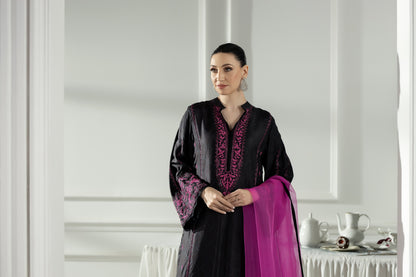 Purple Haze | Suraya Edit | Bedazzled - Luxury Dress - available at Maria Faisal in UK and USA.