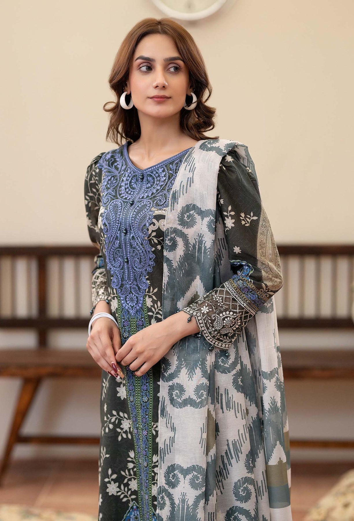 Adans Libas | Prints Eid Edit | 26673 by Maria Faisal - Registered Vendor of : Adans Libas - type : Ladies Clothes - 100% original wedding dresses