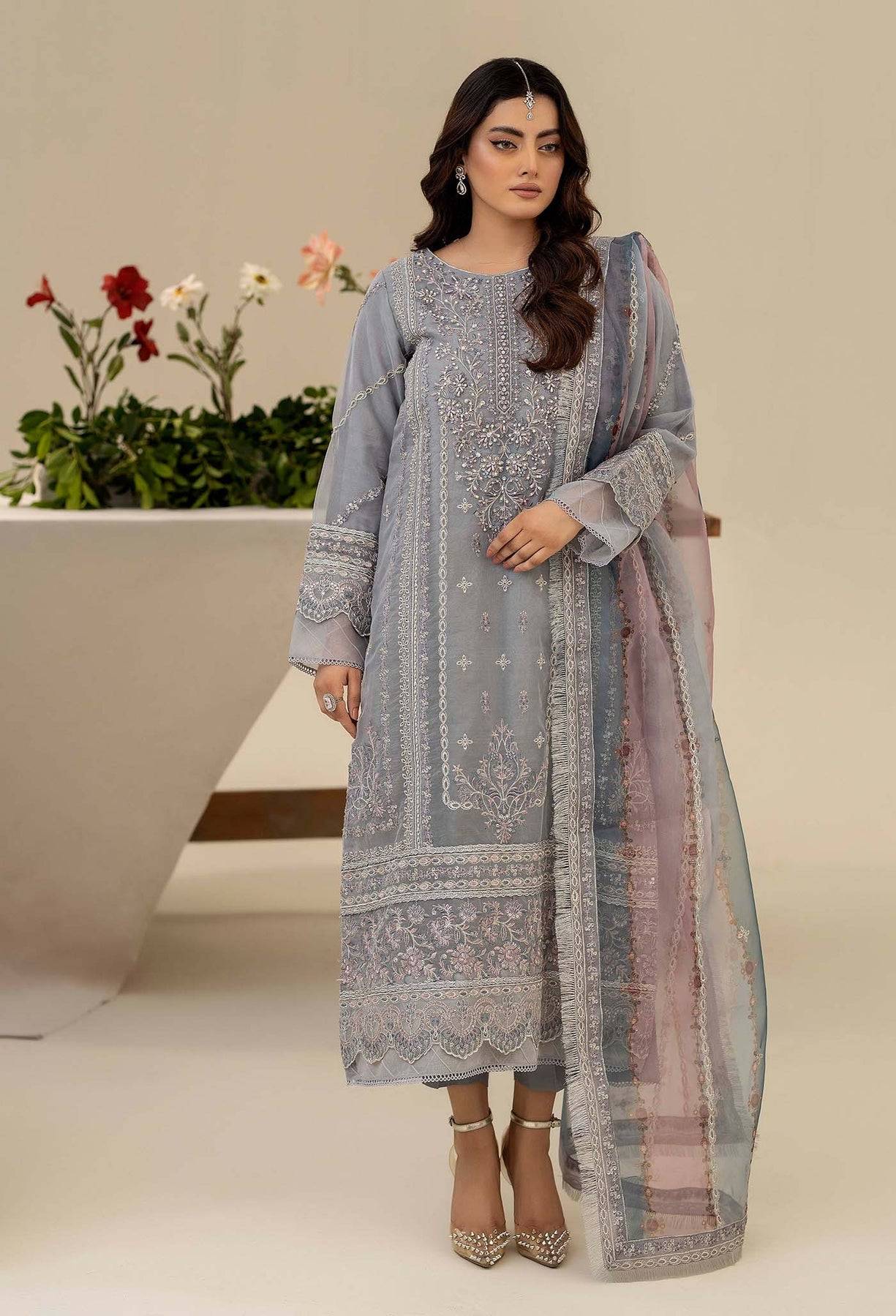 Adans Libas | Tissue De Luxe | DELUXE 444414 by Maria Faisal - Registered Vendor of : Adans Libas - type : Ladies Clothes - 100% original wedding dresses