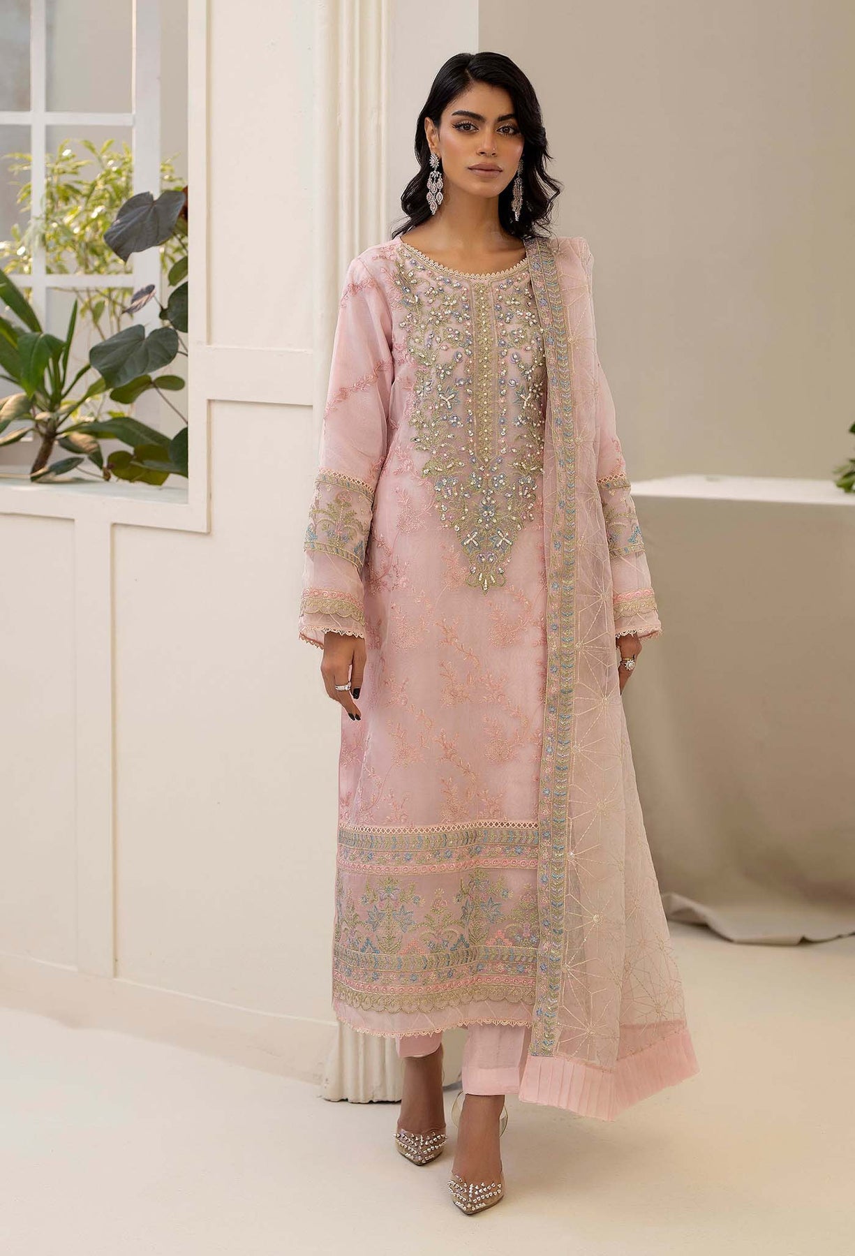 Adans Libas | Tissue De Luxe | DELUXE 444419 by Maria Faisal - Registered Vendor of : Adans Libas - type : Ladies Clothes - 100% original wedding dresses