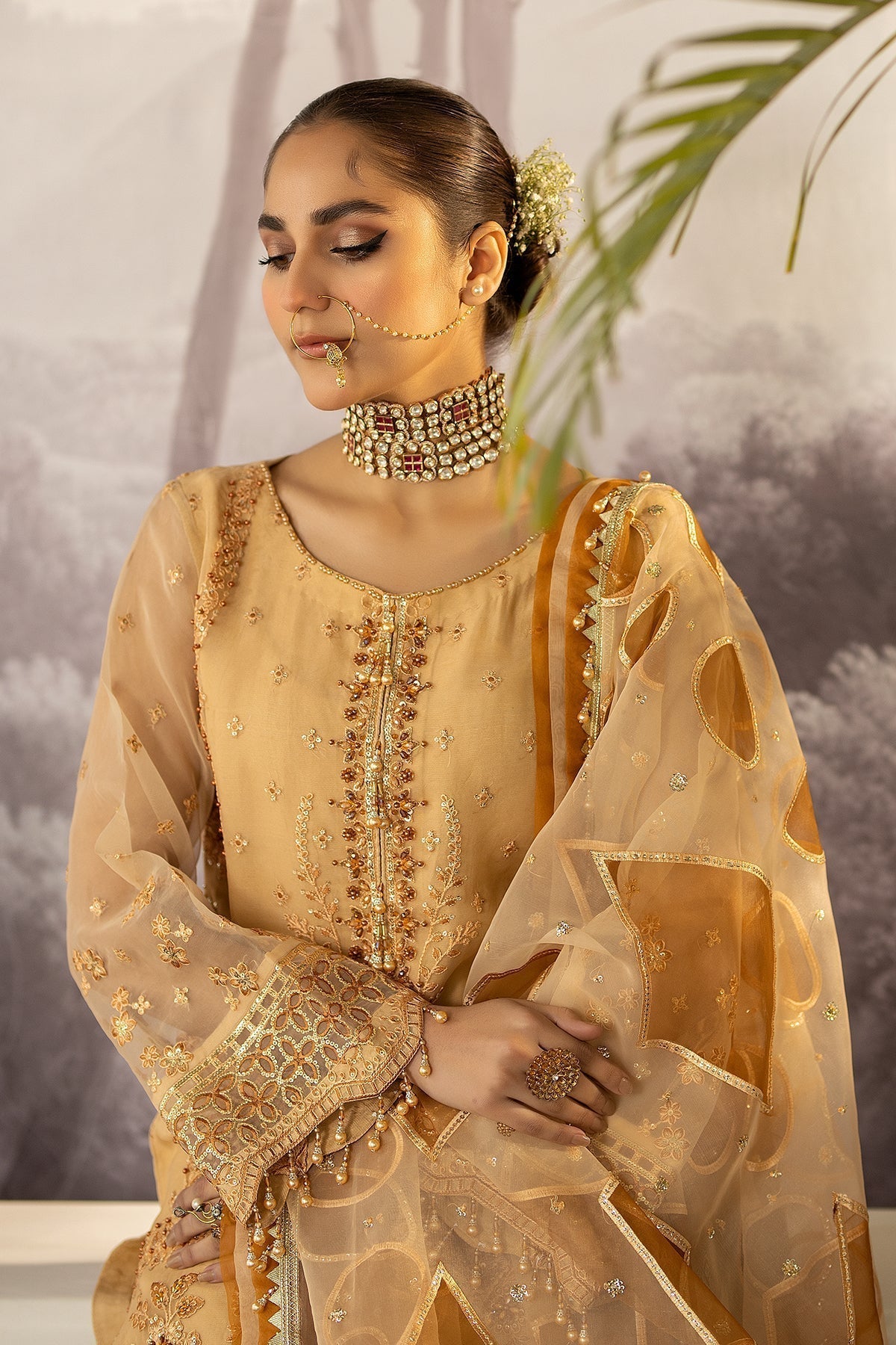 Raeesa Premium | Dehleez Formals | DL-1027 Saazish-E-Ropa - Ladies Clothes - Maria Faisal