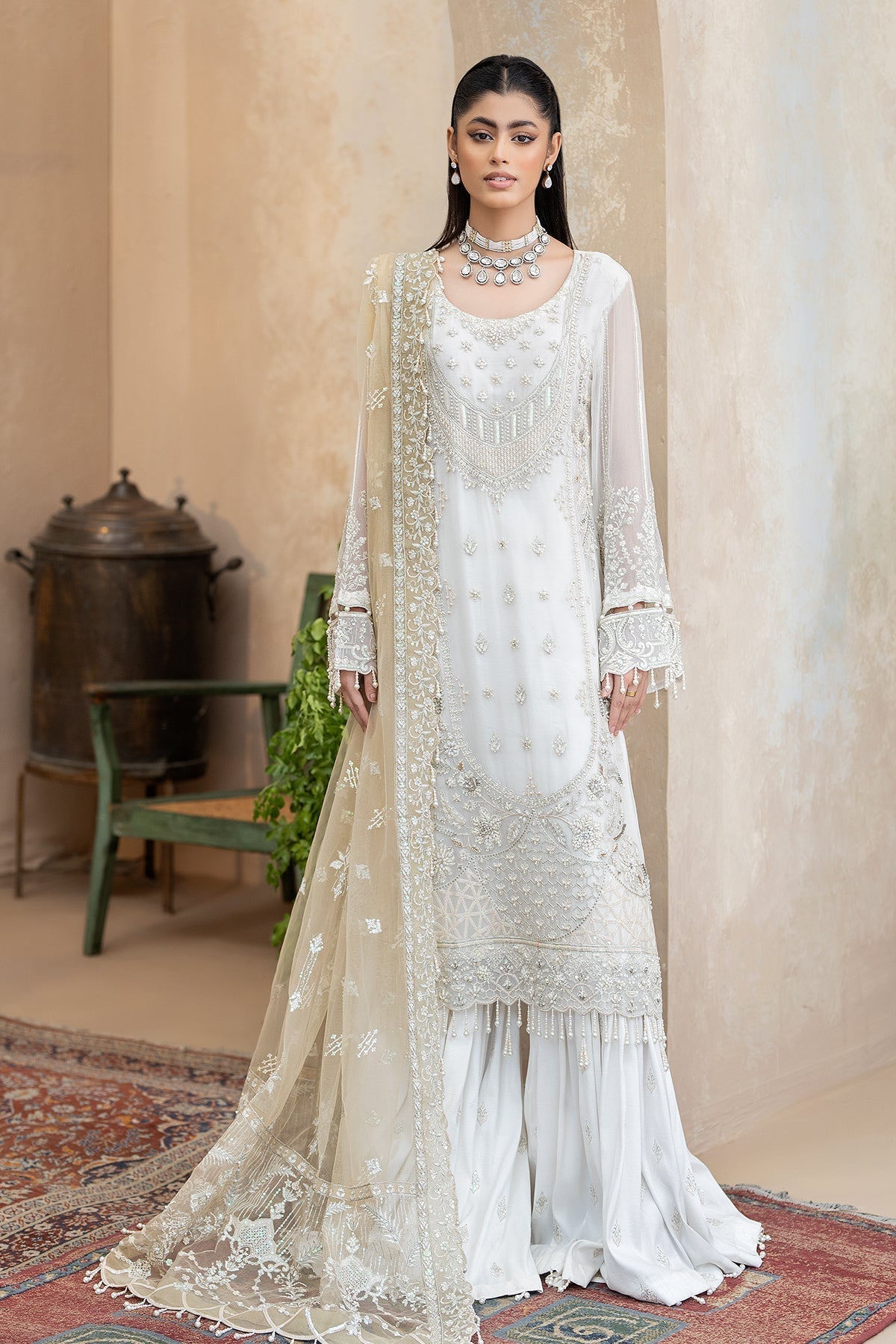 Raeesa Premium | Ada Premium Collection | HU - 49 Aab-E-Zar - Ladies Clothes 
