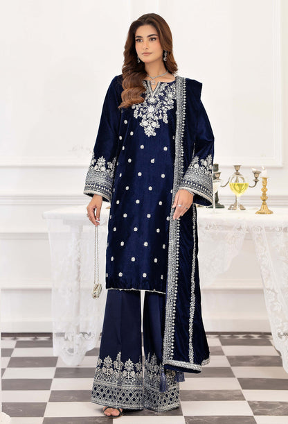 Adans Libas | Velvet 25 | VELVET 7787 - Formal Dress - available at Maria Faisal in UK and USA.