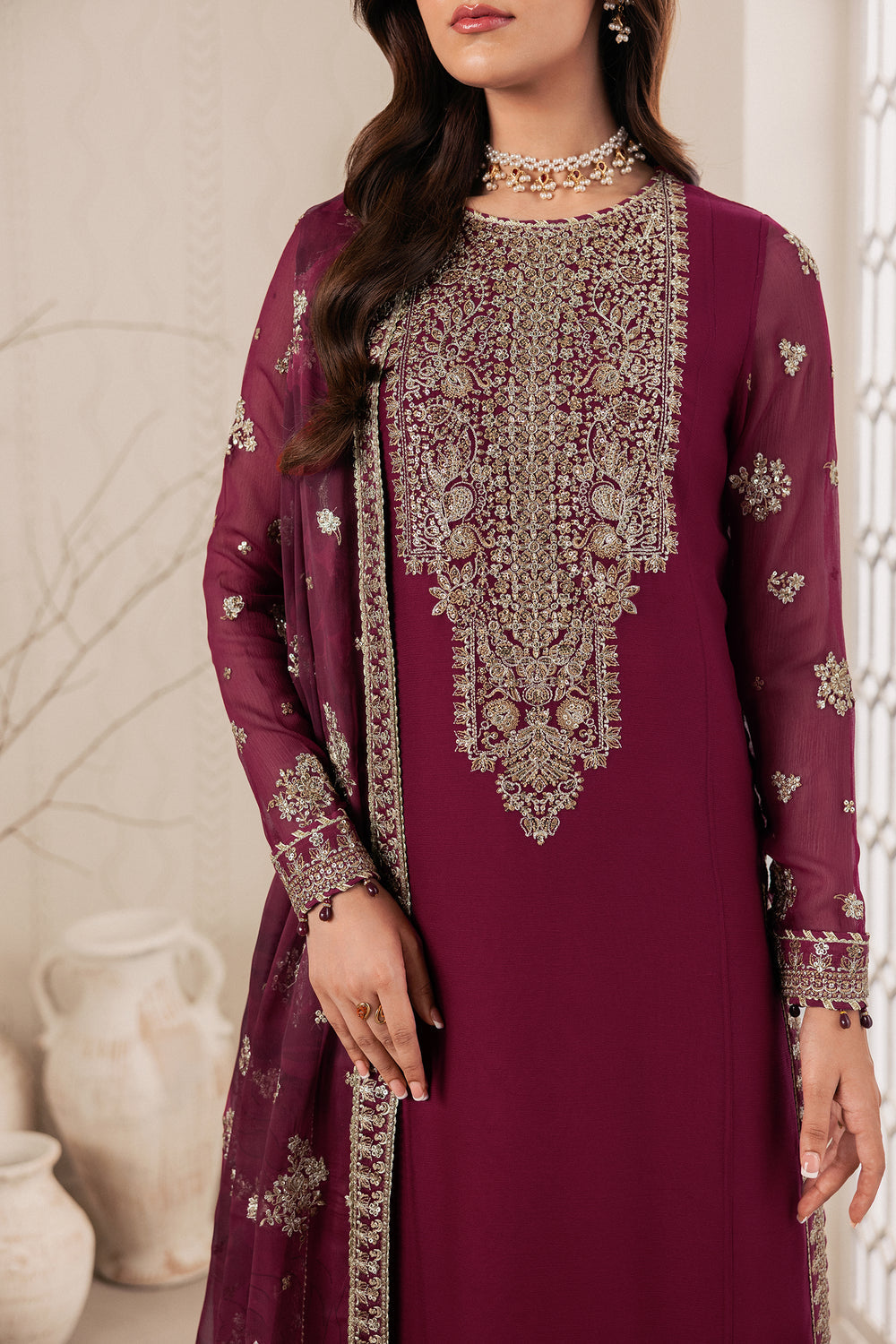 Zarif | Bayaan Formals | NIDAH - Formal Dress - available at Maria Faisal in UK and USA.