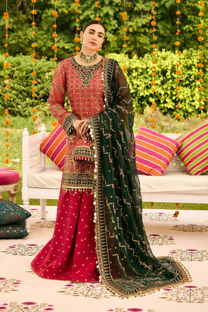 Alizeh | Shehnai The Festive Edit | AF-ZN-2216-Ghoomar - Formal Dress - available at Maria Faisal in UK and USA.