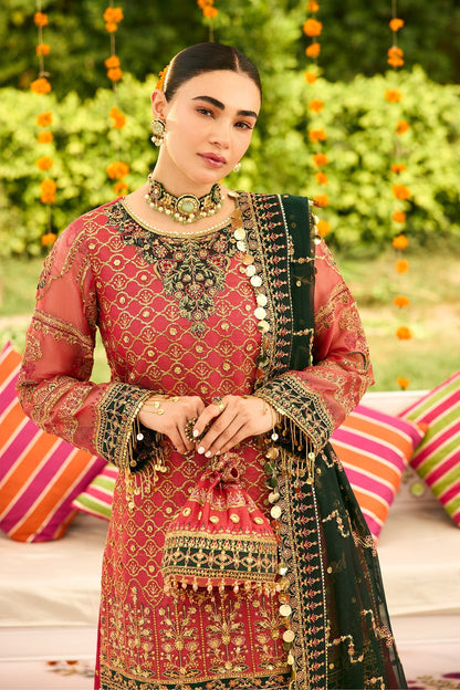 Alizeh | Shehnai The Festive Edit | AF-ZN-2216-Ghoomar - Formal Dress - available at Maria Faisal in UK and USA.