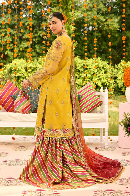 Alizeh | Shehnai The Festive Edit | AF-ZN-2215-Zarposh - Formal Dress - available at Maria Faisal in UK and USA.
