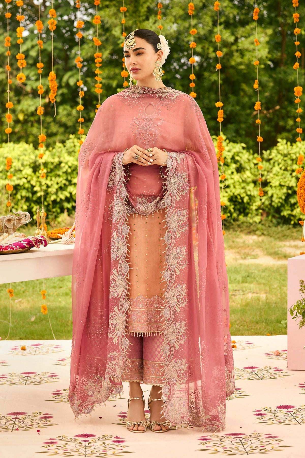 Alizeh | Shehnai The Festive Edit | AF-ZN-2218-Sitara - Formal Dress - available at Maria Faisal in UK and USA.