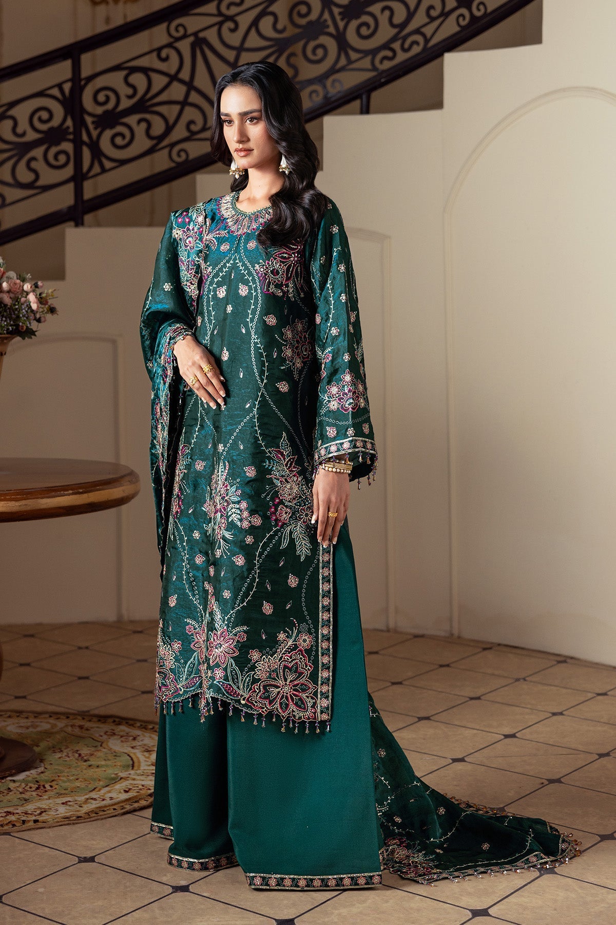 Alizeh | Aaina A Reflection of Elegance | AF-SS-2243-Elif - Dress - available at Maria Faisal in UK and USA.