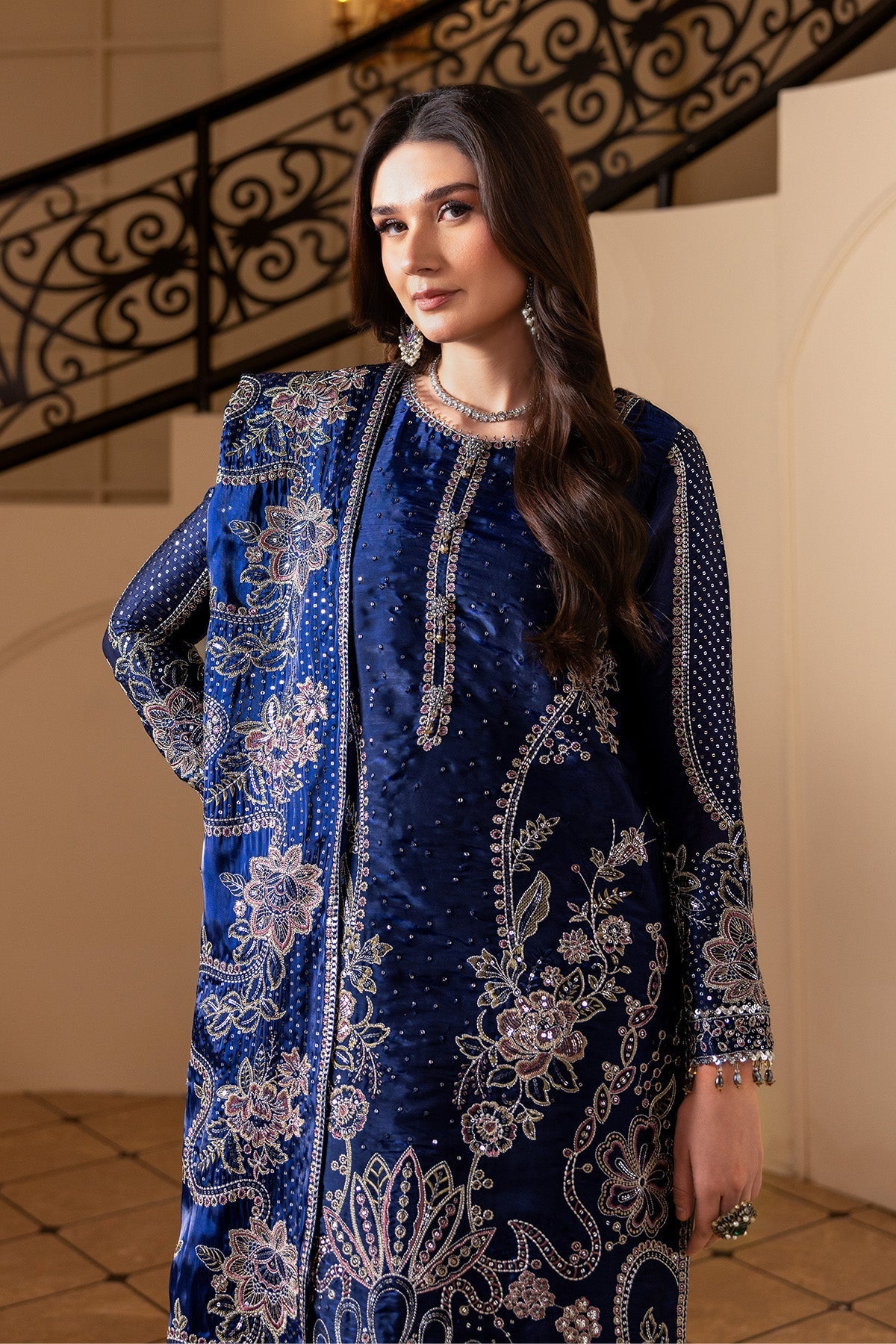 Alizeh | Aaina A Reflection of Elegance | AF-SS-2238-Bano - Dress - available at Maria Faisal in UK and USA.