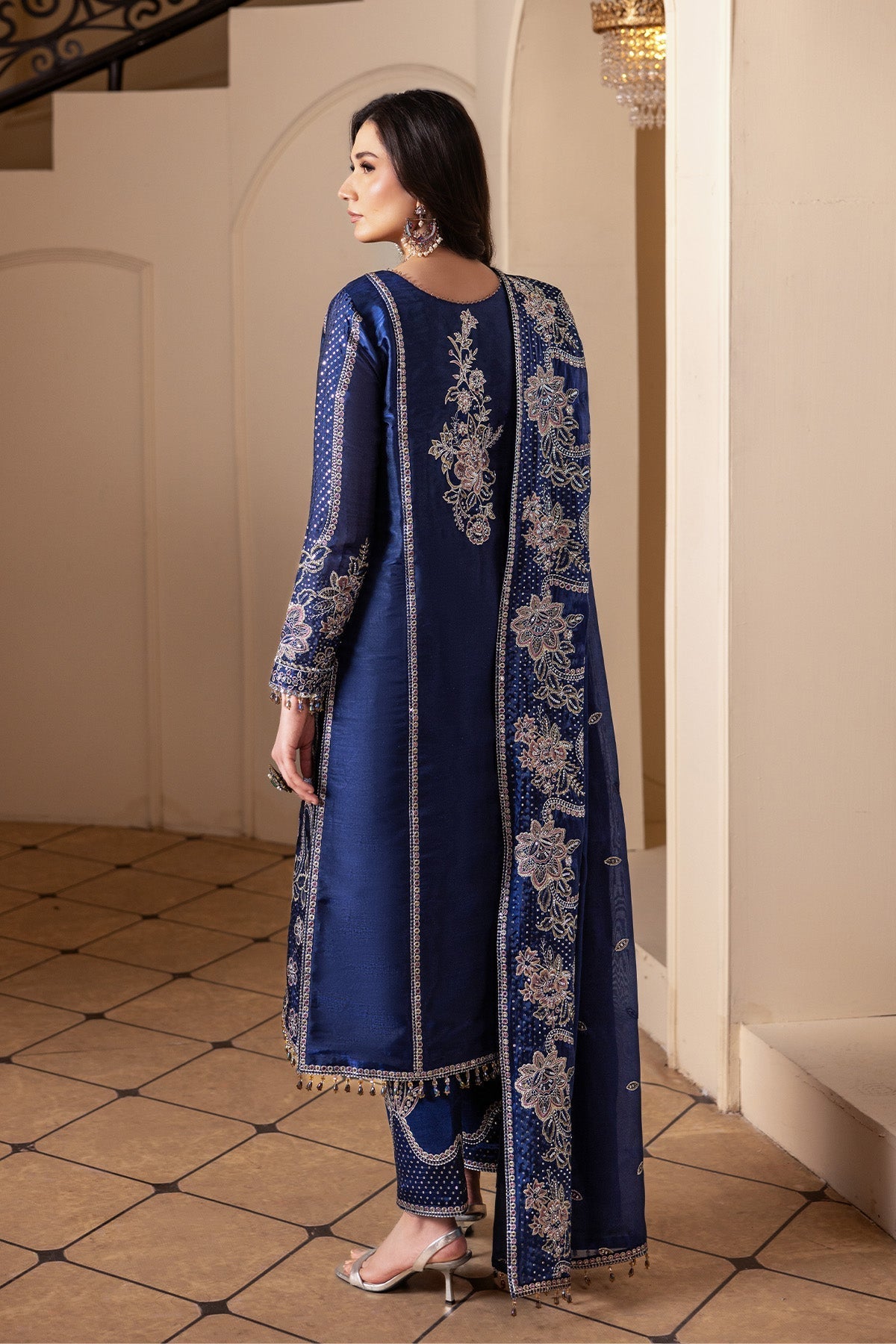 Alizeh | Aaina A Reflection of Elegance | AF-SS-2238-Bano - Dress - available at Maria Faisal in UK and USA.