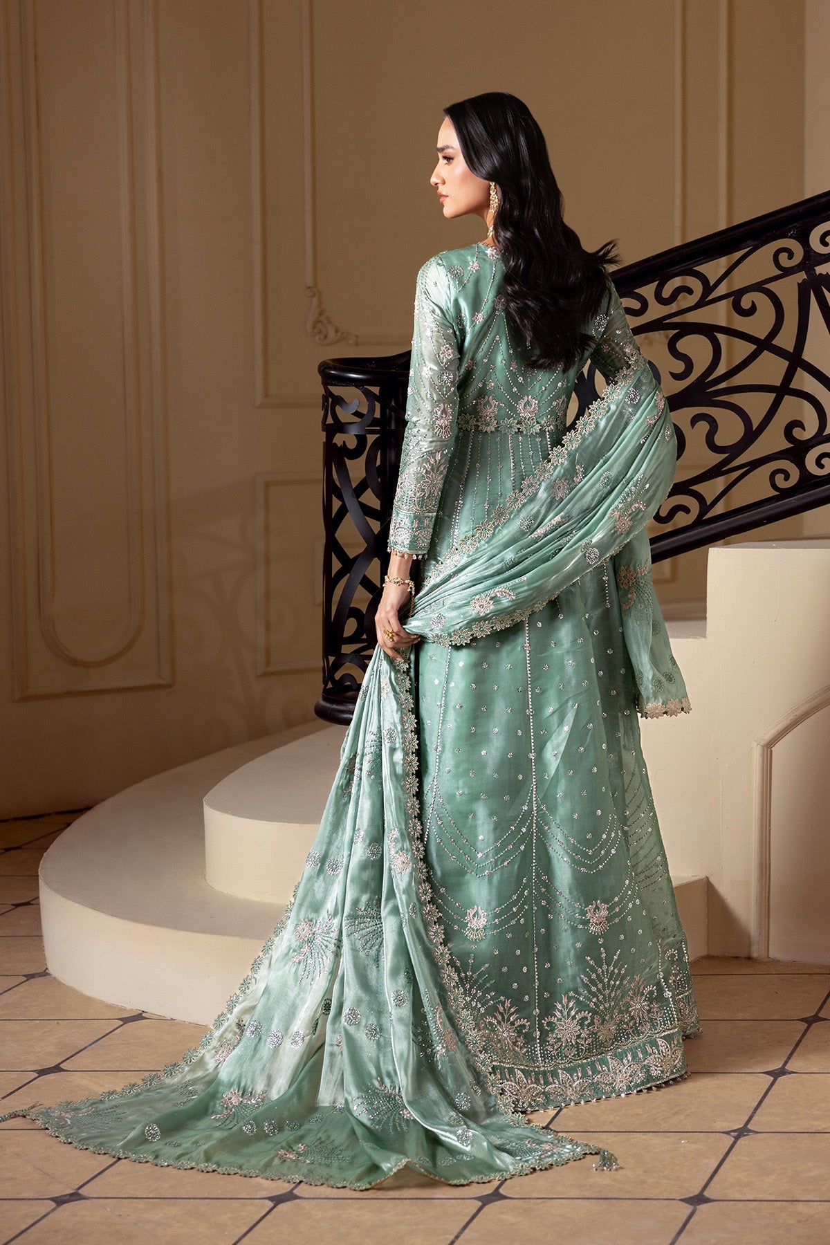 Alizeh | Aaina A Reflection of Elegance | AF-SS-2241-Aidah - Dress - available at Maria Faisal in UK and USA.