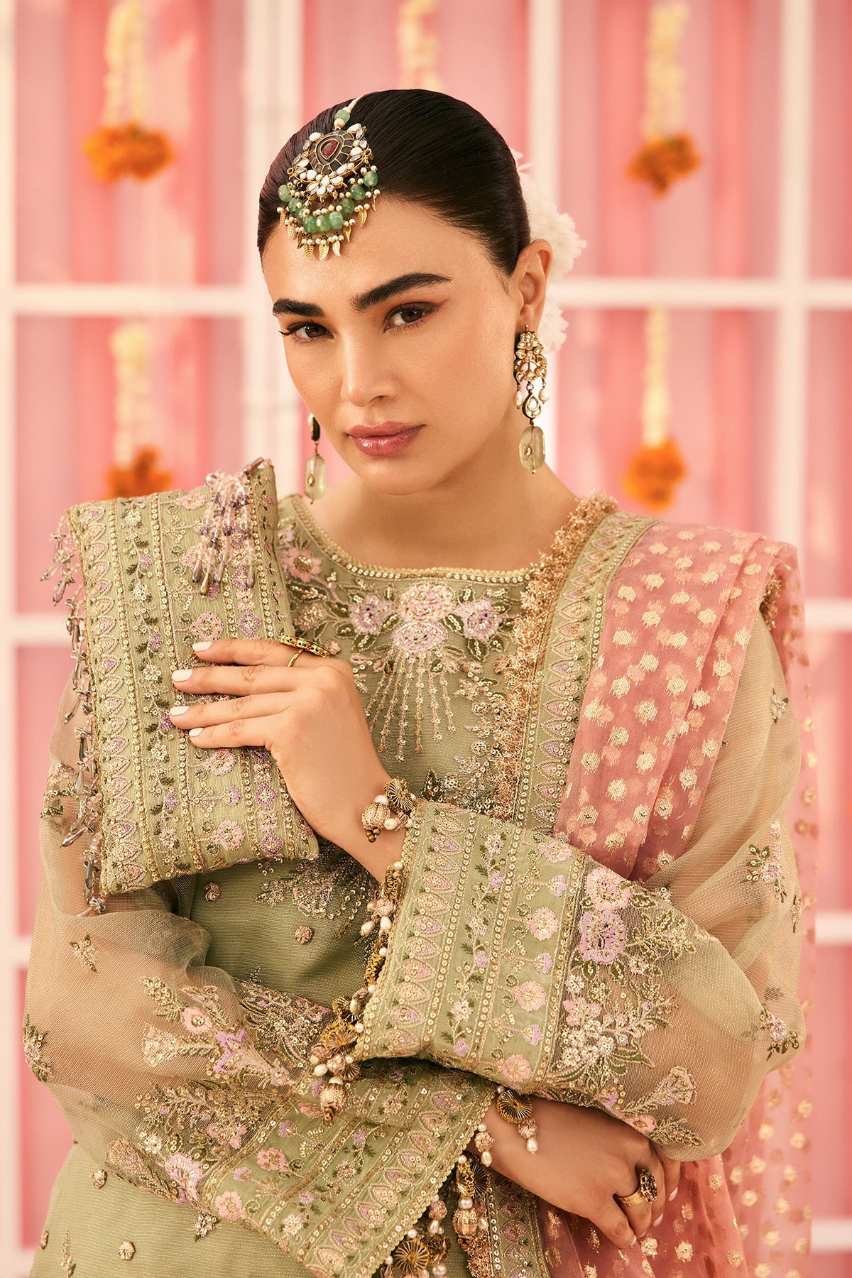 Alizeh | Shehnai The Festive Edit | AF-ZN-2217-Libaan - Formal Dress - available at Maria Faisal in UK and USA.
