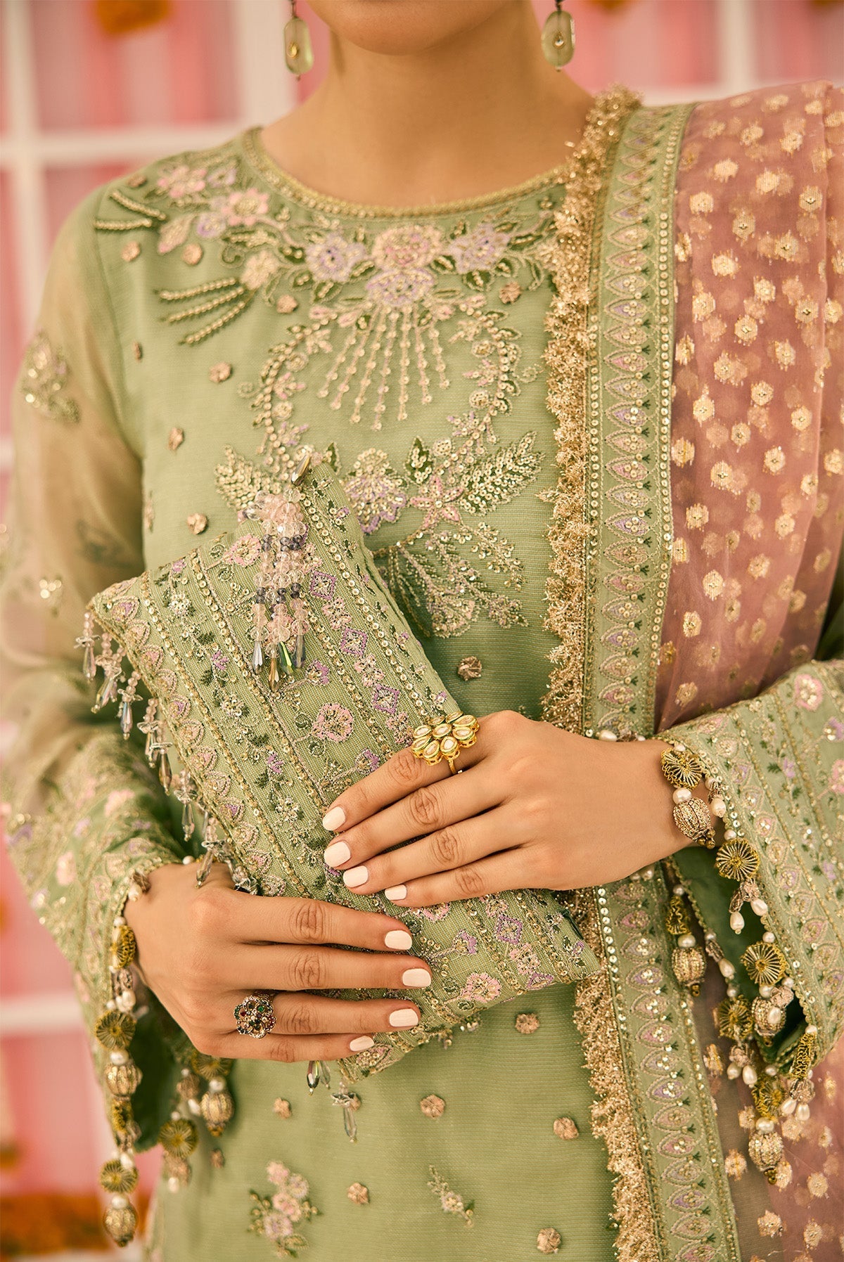 Alizeh | Shehnai The Festive Edit | AF-ZN-2217-Libaan - Formal Dress - available at Maria Faisal in UK and USA.