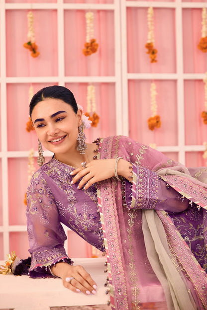 Alizeh | Shehnai The Festive Edit | AF-ZN-2220-Zari - Formal Dress - available at Maria Faisal in UK and USA.