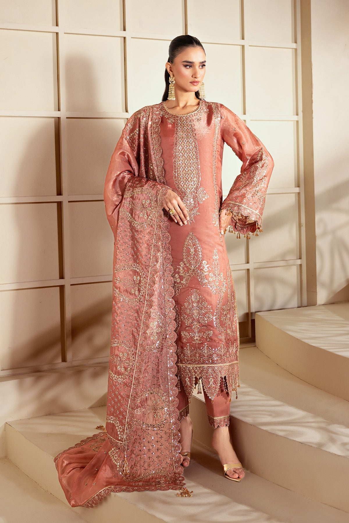 Alizeh | Aaina A Reflection of Elegance | AF-SS-2237-Naia - Dress - available at Maria Faisal in UK and USA.