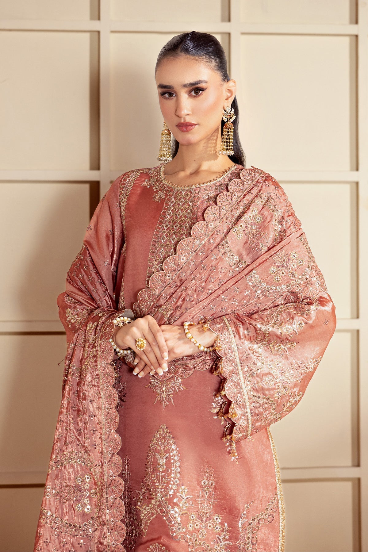 Alizeh | Aaina A Reflection of Elegance | AF-SS-2237-Naia - Dress - available at Maria Faisal in UK and USA.