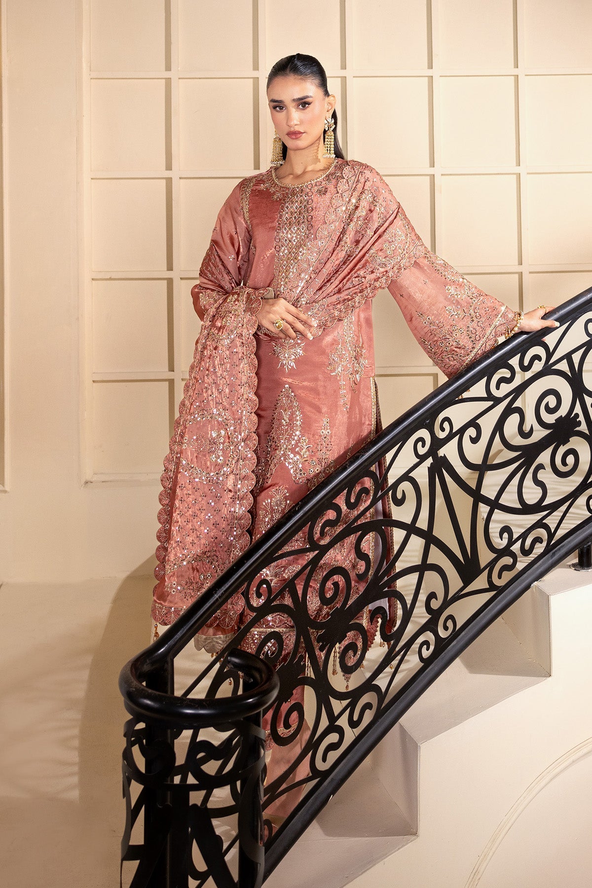 Alizeh | Aaina A Reflection of Elegance | AF-SS-2237-Naia - Dress - available at Maria Faisal in UK and USA.