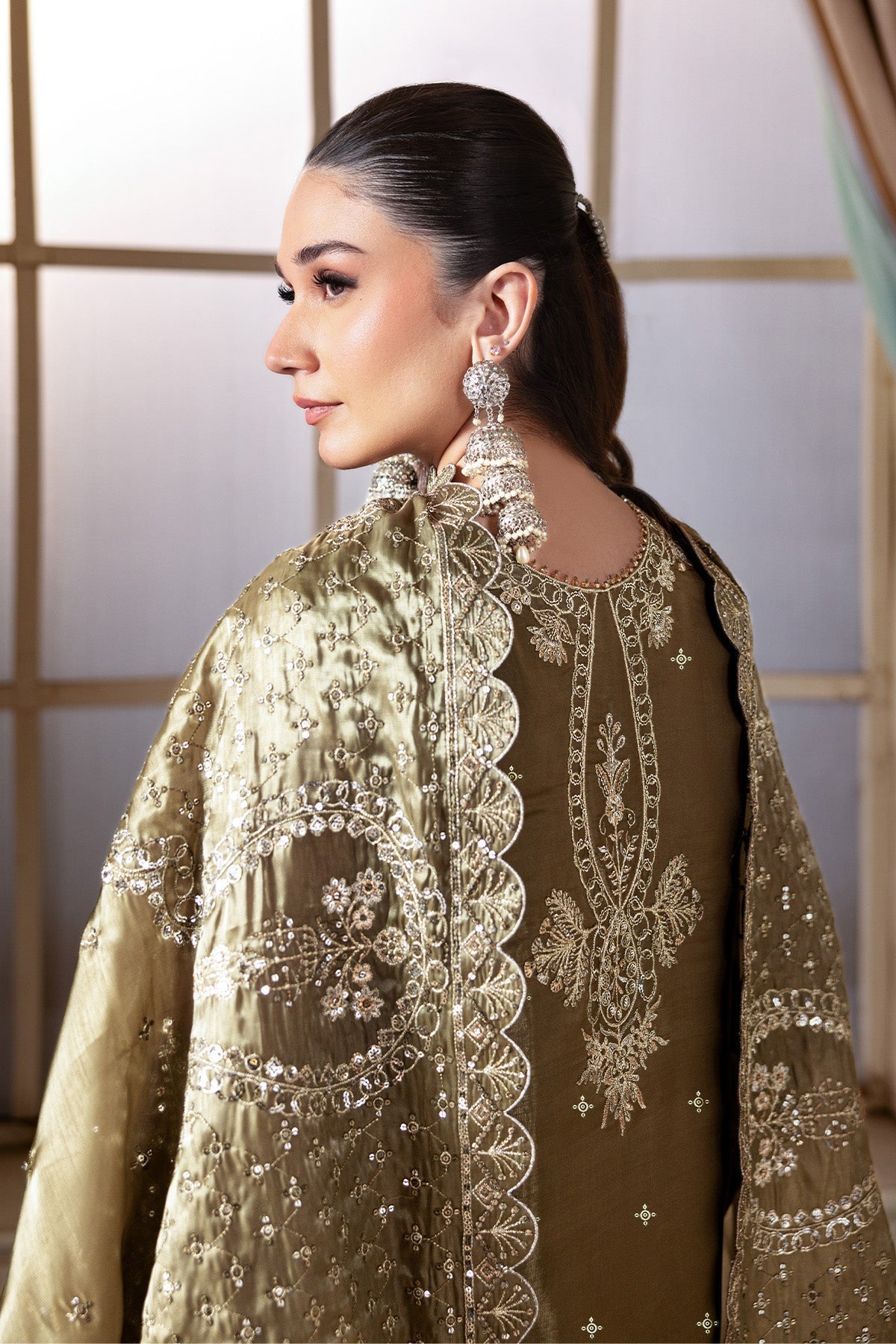 Alizeh | Aaina A Reflection of Elegance | AF-SS-2236-Hoorab - Dress - available at Maria Faisal in UK and USA.