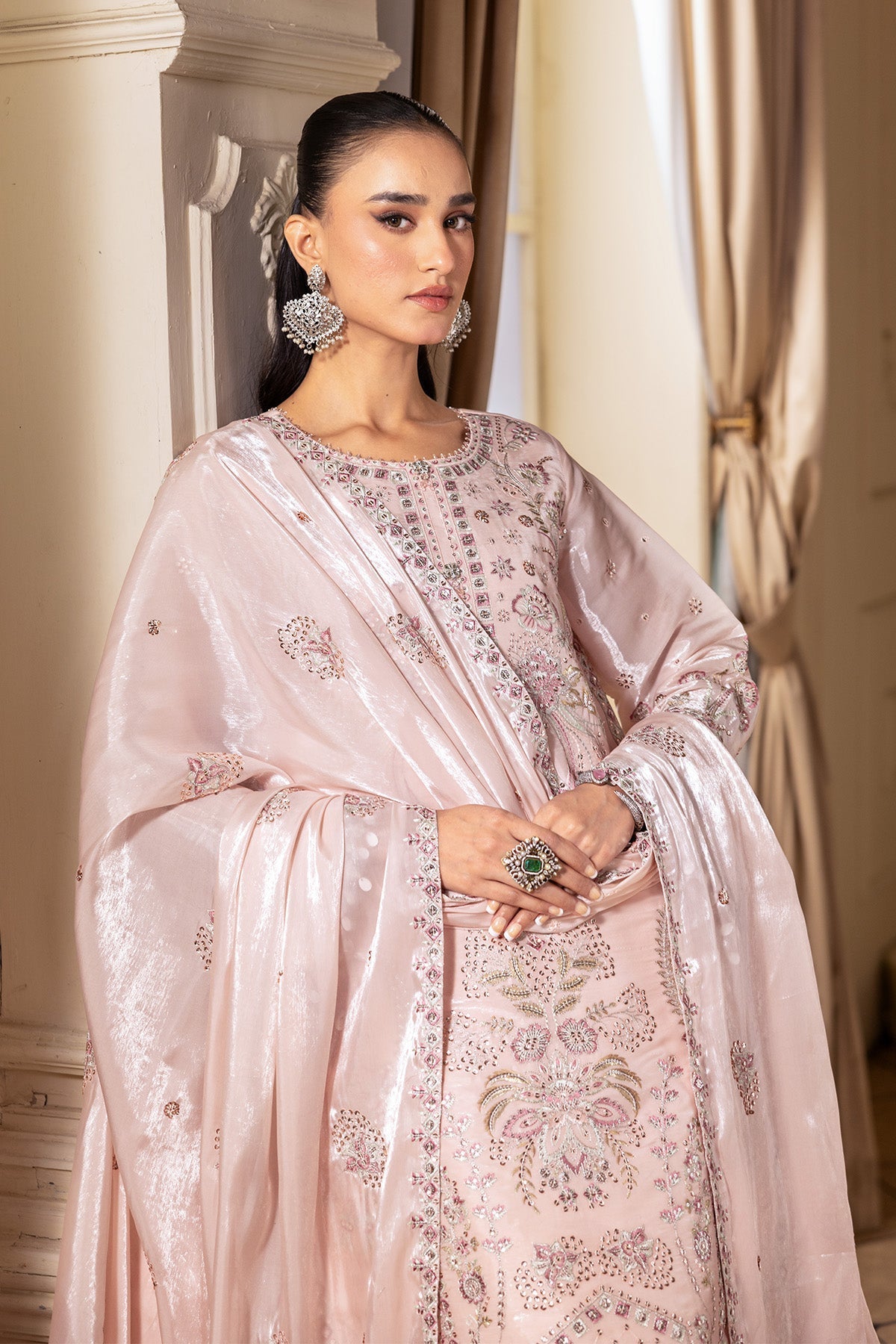 Alizeh | Aaina A Reflection of Elegance | AF-SS-2244-Irha - Dress - available at Maria Faisal in UK and USA.