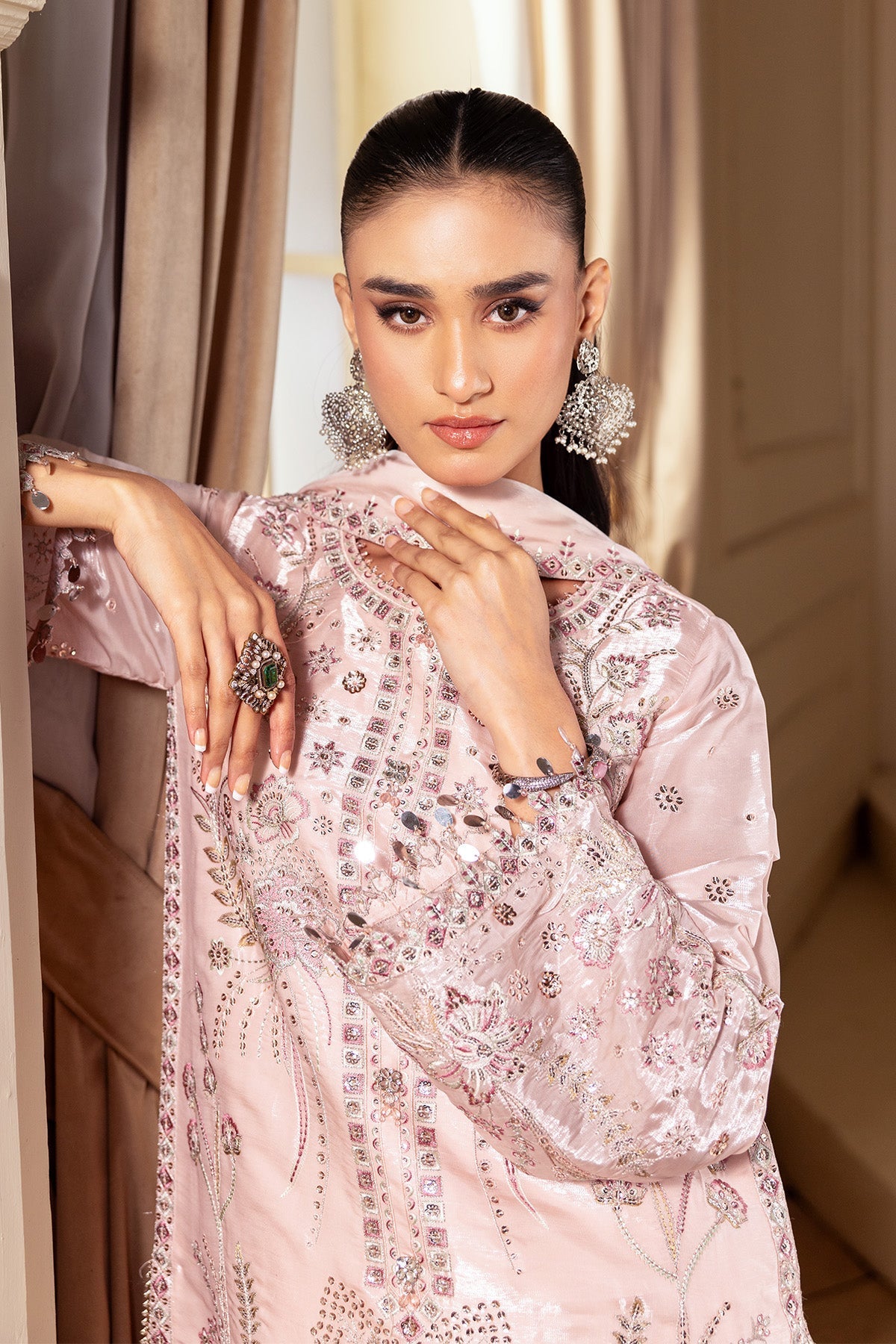 Alizeh | Aaina A Reflection of Elegance | AF-SS-2244-Irha - Dress - available at Maria Faisal in UK and USA.
