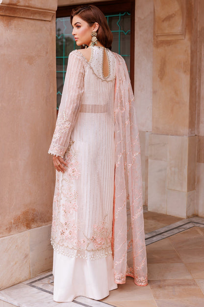 Mina Kashif | Shahbano Luxury Pret 24 | Faith - Designer Dress with Intricate embroidery and embellishments. Shop elegent wedding dress at Maria Faisal.