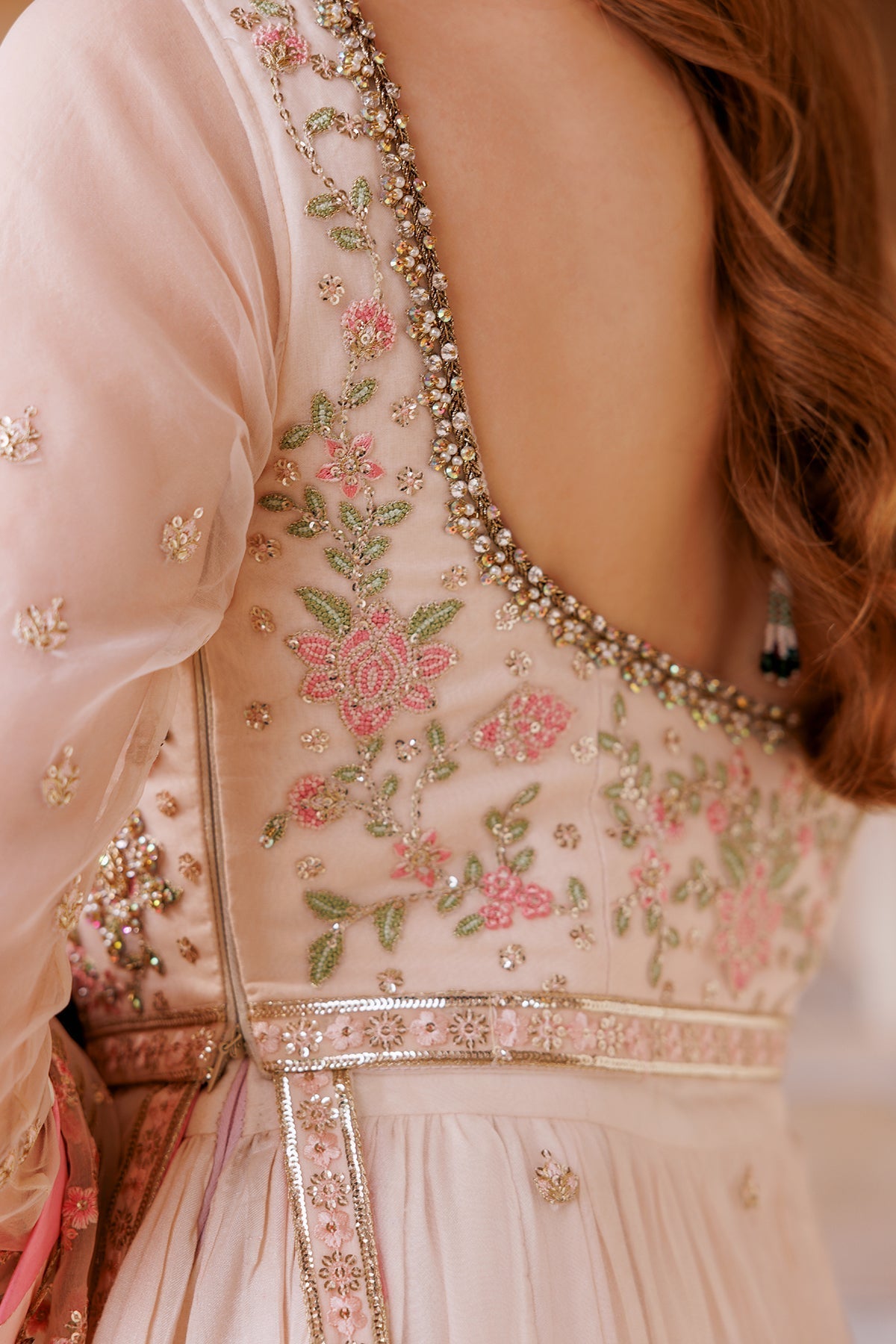 Mina Kashif | Shahbano Luxury Pret 24 | Jazmin - Designer Dress with Intricate embroidery and embellishments. Shop elegent wedding dress at Maria Faisal.