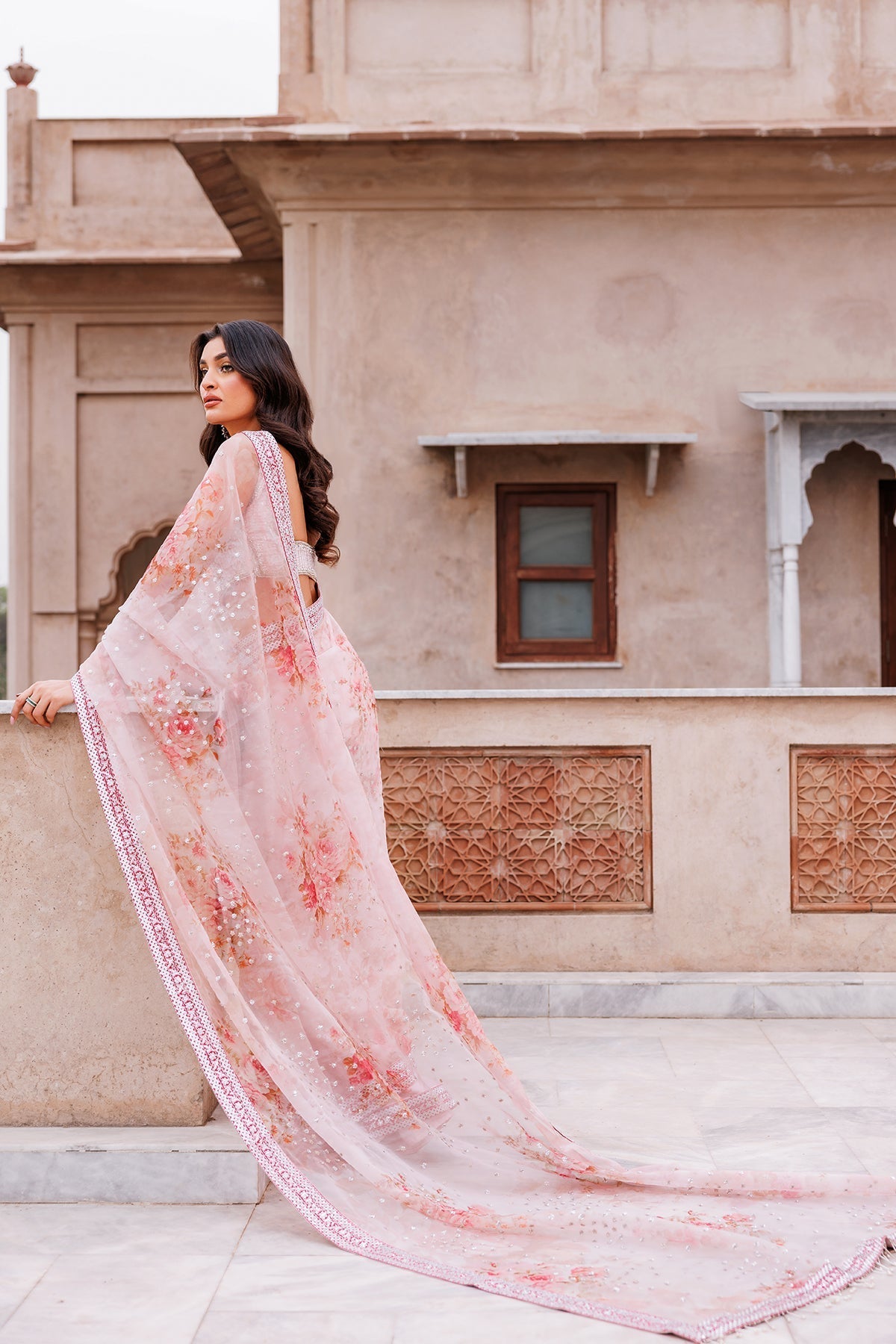 Mina Kashif | Shahbano Luxury Pret 24 | Nirmal - Designer Dress with Intricate embroidery and embellishments. Shop elegent wedding dress at Maria Faisal.