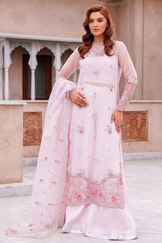 Mina Kashif | Shahbano Luxury Pret 24 | Malook - Designer Dress with Intricate embroidery and embellishments. Shop elegent wedding dress at Maria Faisal.