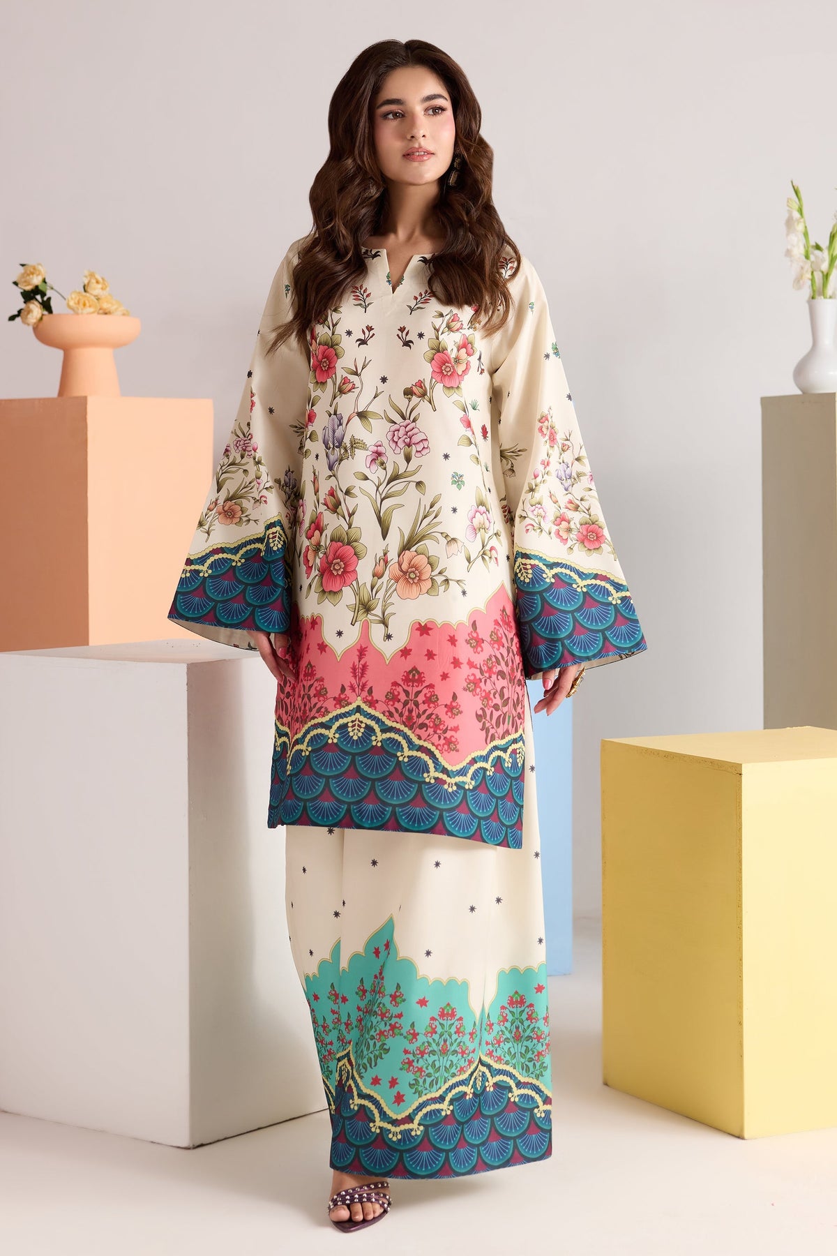 Alizeh | Printed Lawn | AF-PL-6072-Polka - Casual Dress - available at Maria Faisal in UK and USA.