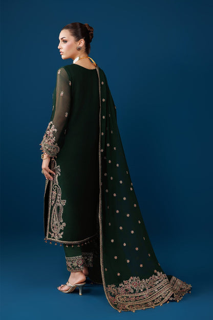 Alizeh | Dua Formals 26 | AF-DUA-3032-Regal Green - Dress - available at Maria Faisal in UK and USA.