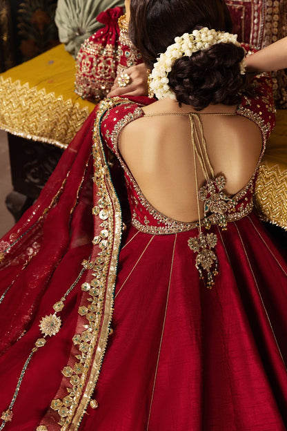 Erum Khan | Begham Jaan Bridal Formals | BULBUL - Designer Dress with Intricate embroidery and embellishments. Shop elegent wedding dress at Maria Faisal.