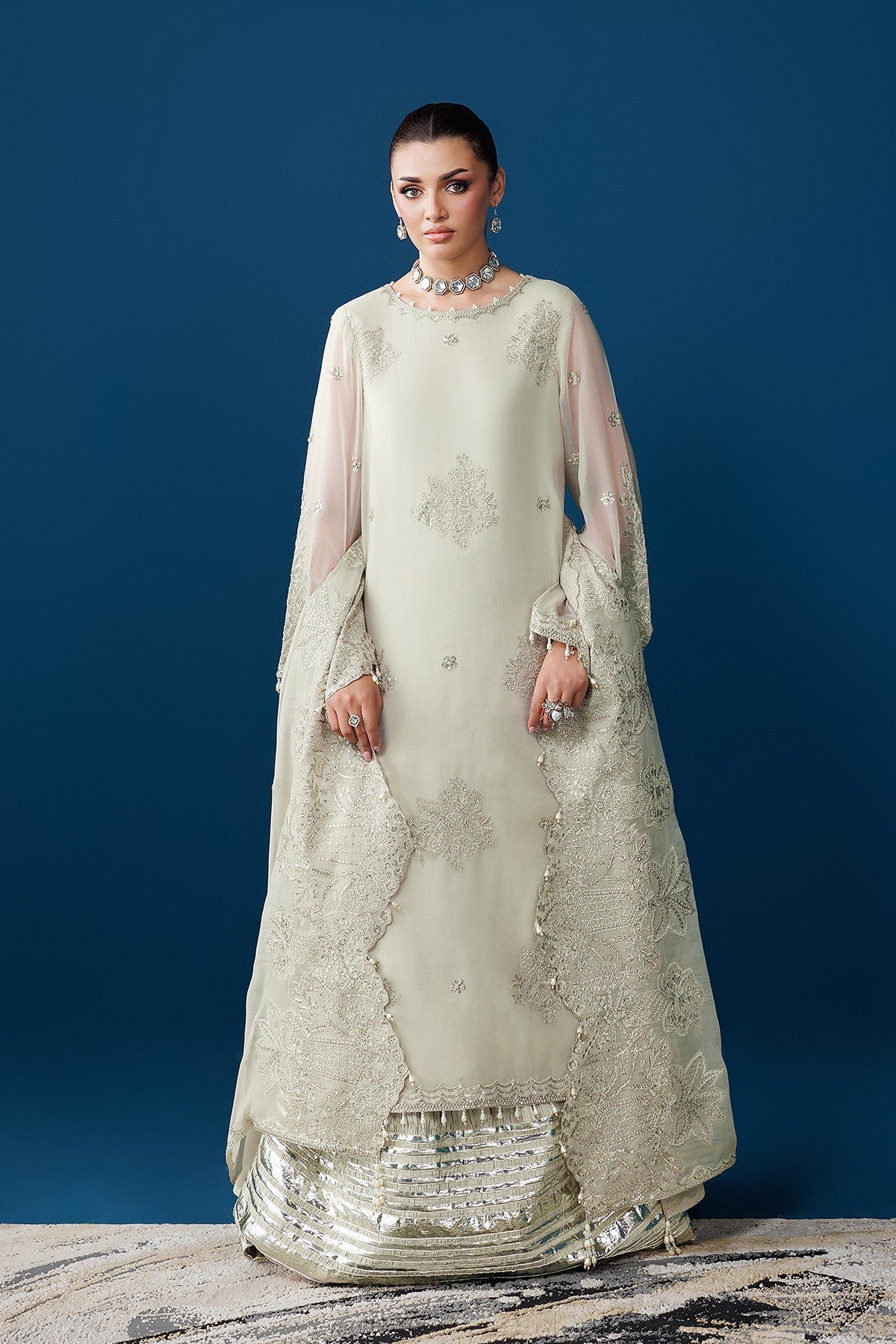 Alizeh | Dua Formals 26 | AF-DUA-3036-Dew Drop - Dress - available at Maria Faisal in UK and USA.
