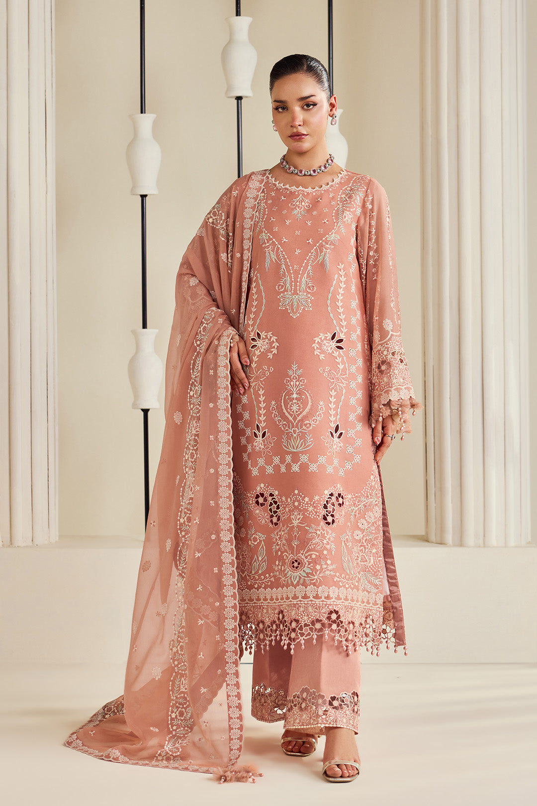 Alizeh | Dhaagay Formals |AF-DHG-5045-Sorah - Formal Dress - available at Maria Faisal in UK and USA.