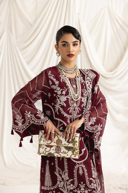 Alizeh | Formals Collection | Clara C (MAROON)