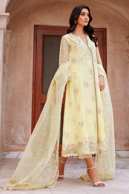 Mina Kashif | Shahbano Luxury Pret 24 | Abira - Designer Dress with Intricate embroidery and embellishments. Shop elegent wedding dress at Maria Faisal.