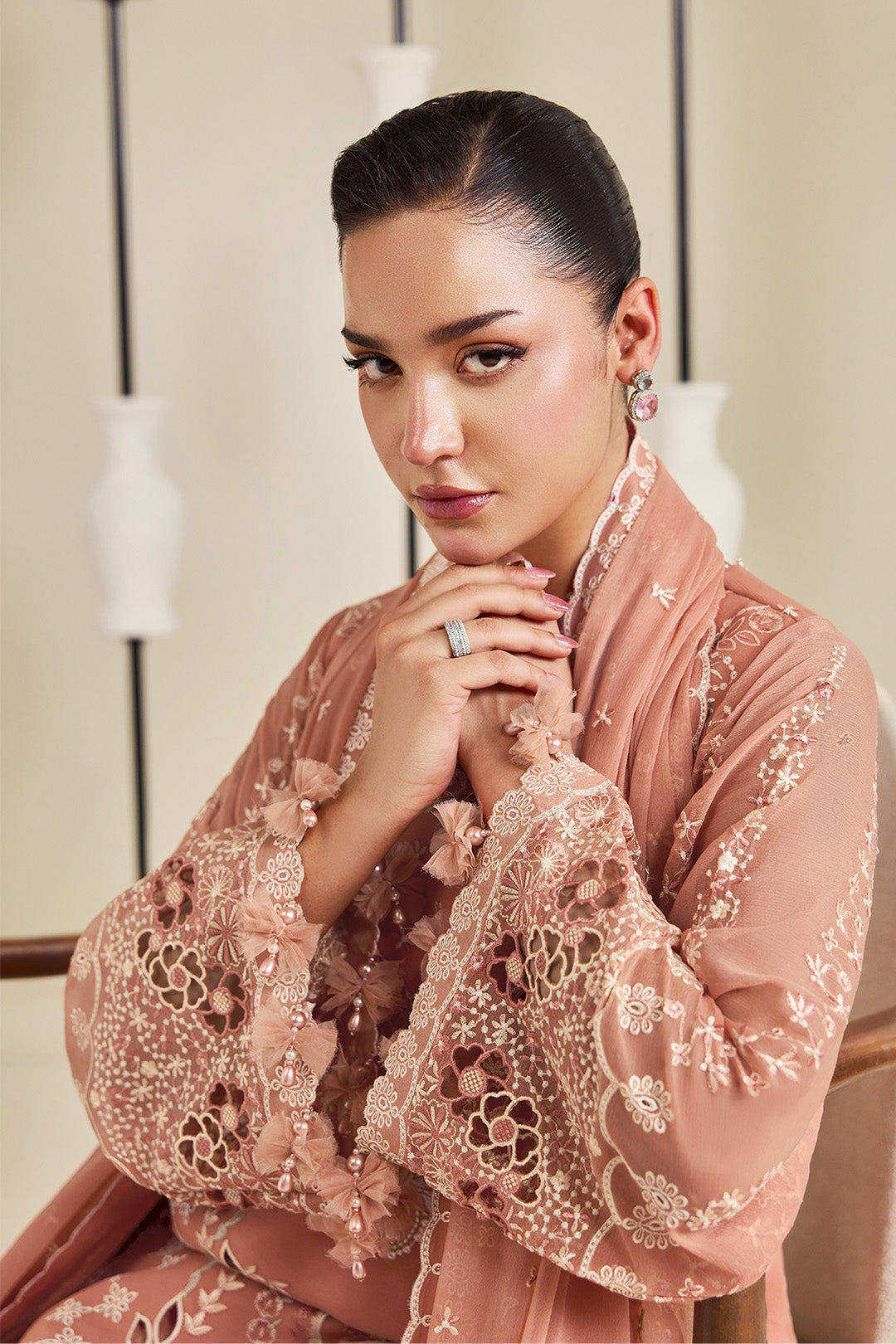 Alizeh | Dhaagay Formals |AF-DHG-5045-Sorah - Formal Dress - available at Maria Faisal in UK and USA.
